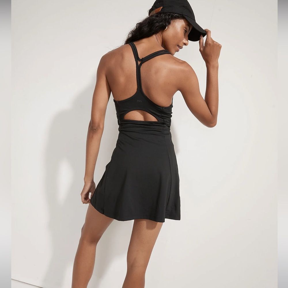Madewell NWT Flex Cutout Exercise Fitness Dress XXS w/ Shelf Bra